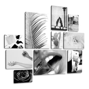 Fashion Parfum Quadri set 10 pannelli